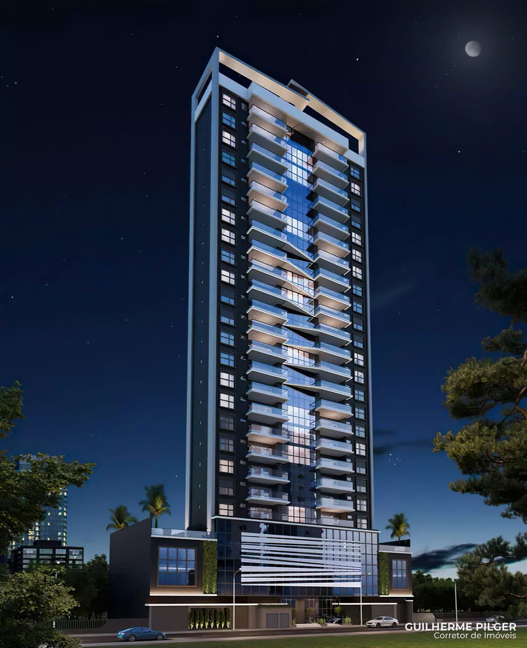 Apartamento no Ed. Seas's Garden Residence em Meia Praia em Itapema