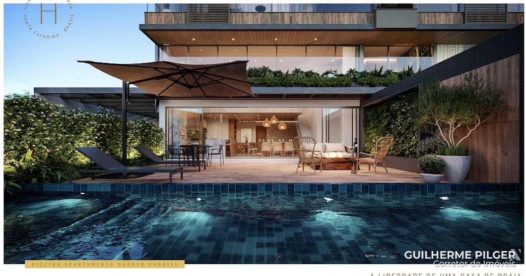 Apartamento Garden Duplex no Ed. Horizon Luxury Residences na Praia Brava em Itajaí
