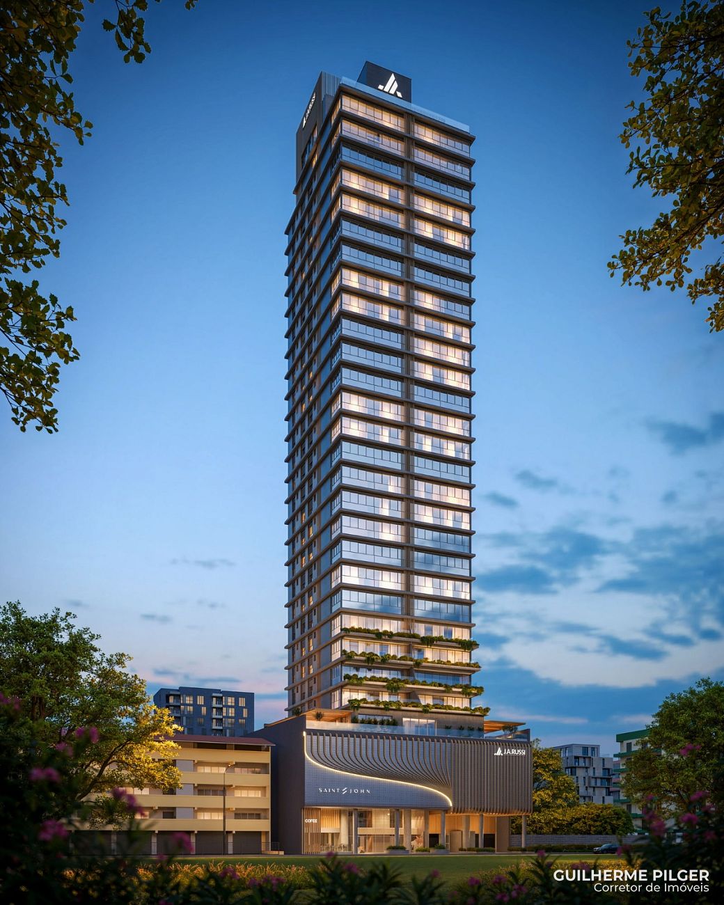 Apartamento no Edifício Saint John no Centro de Itapema