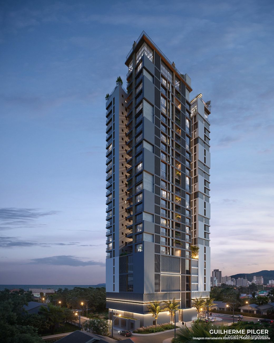Apartamento no Edifício Sunhaus Tower em Porto Belo