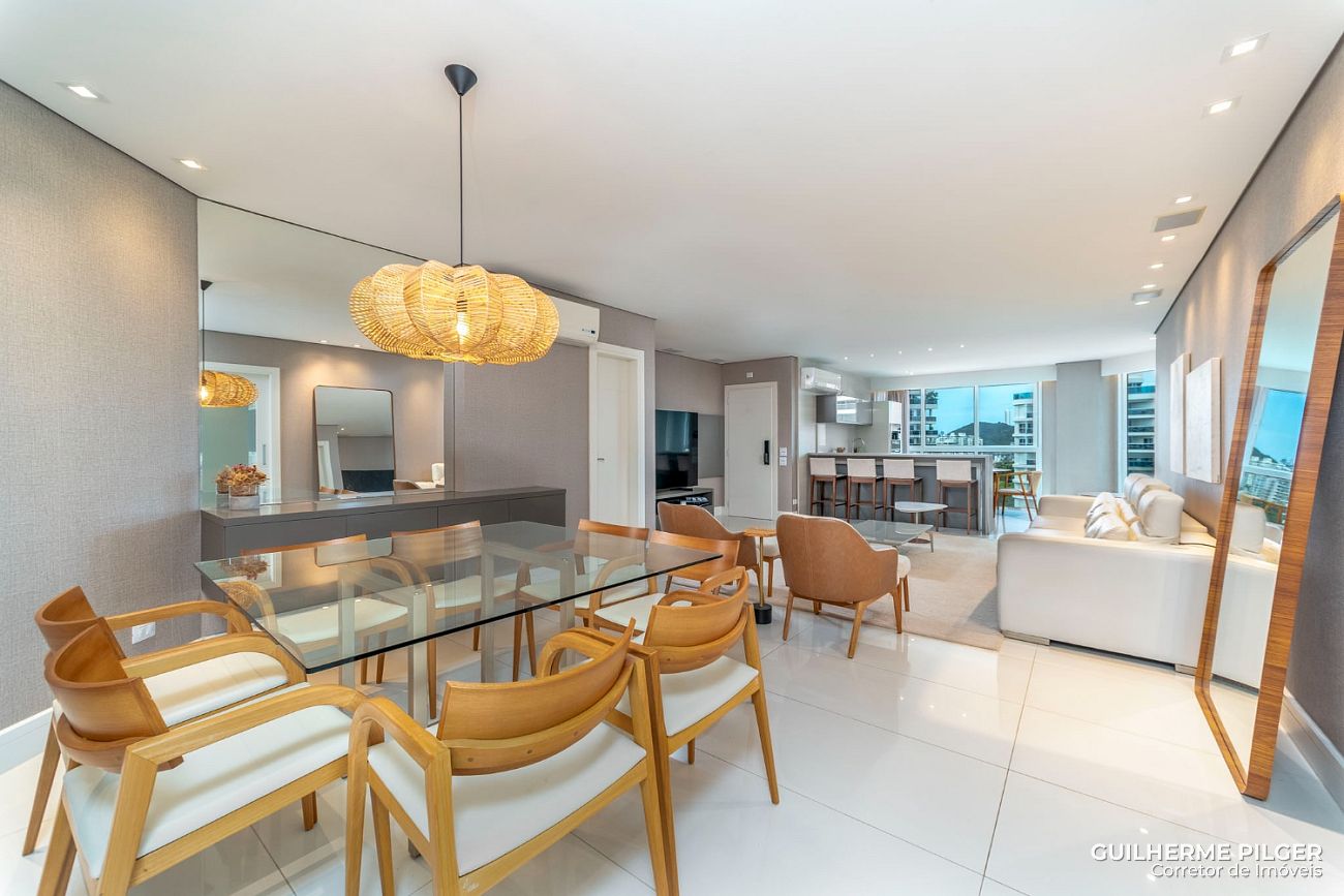 Apartamento no Brava Home Resort na Praia Brava em Itajaí Decorado e Mobiliado