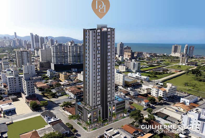 Apartamento no Ed. Downtown Bloulevard em Porto Belo