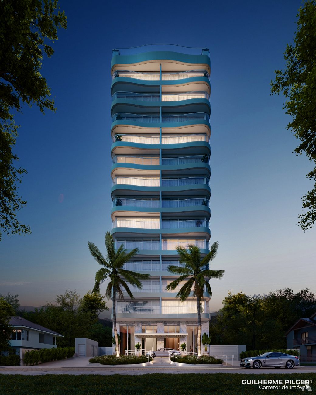 Apartamento no Ed. Le Blanc na Praia Brava em Itajaí