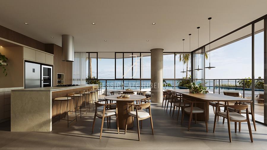 Frente Mar na Praia da Armação - Penha - 2 Suítes — foto 19