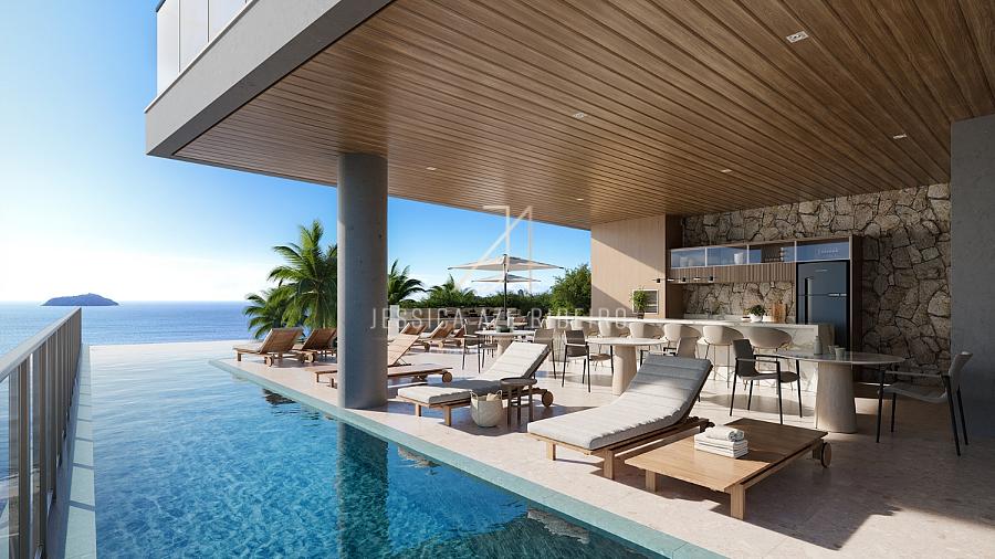 Frente Mar em Balneário Piçarras - 3 Suítes - Home Club Completo - Altíssimo Padrão — foto 27