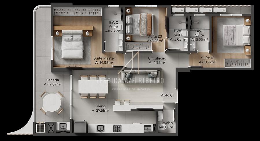 Rua Camboriú - 2 Suítes + 2 Dorms - Lazer Completo - Ao lado do SESC — foto 24