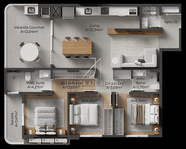 Rua Camboriú - 2 Suítes + 2 Dorms - Lazer Completo - Ao lado do SESC — foto 25