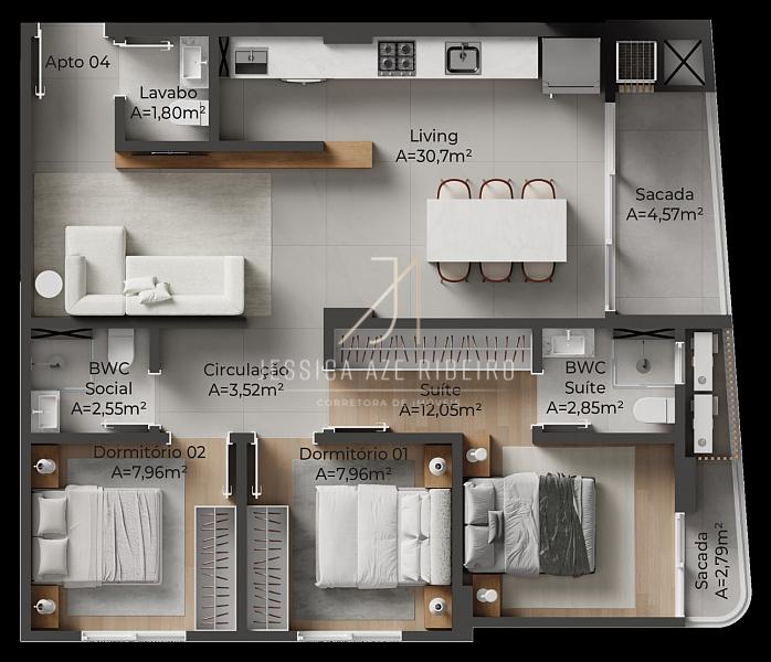 Rua Camboriú - 2 Suítes + 2 Dorms - Lazer Completo - Ao lado do SESC — foto 27