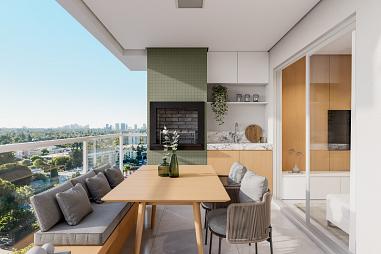 Apartamento 3 dormitórios sendo 1 suíte - Centro Criciúma