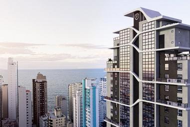 Lançamento em Balneário Camboriú.- Edifíio com temática de vinhos