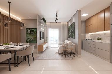 Apartamento com 2 quartos à venda, 56m², 2 banheiros, 2 garagens - Praia Brava - Itajaí