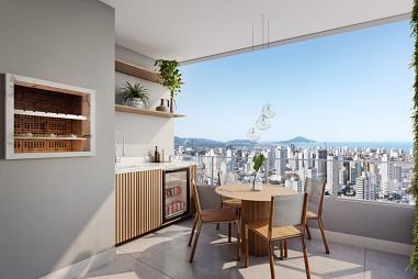 Apartamento com 2 quartos à venda, 77m², 2 banheiros, 2 garagens - Centro - Itajaí