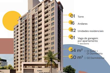 Apartamento no Bairro Dom Bosco em Itajaí.