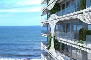 Apartamento no pontal norte da Praia Brava