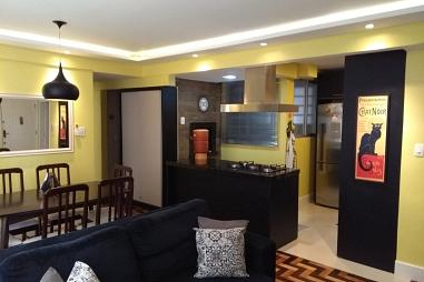 Apartamento de frente para o mar.