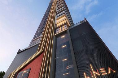 Lançamento no centro de Balneário Camboriú.