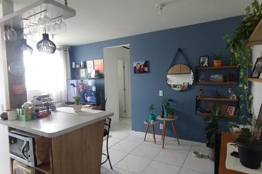 Apartamento com 2 quartos à venda, 50m², 1 banheiro, 1 garagem - Ressacada - Itajaí