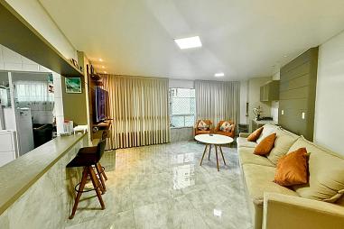 Apartamento com 3 quartos à venda, 138m², 2 banheiros, 3 garagens - Centro - Balneário Camboriú