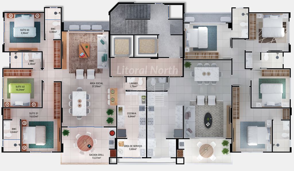 Apartamento à venda com 3 quartos, 3 suítes, 2 vagas e 130m² no Pioneiros, Balneário Camboriú (SC) — foto 11 de 27