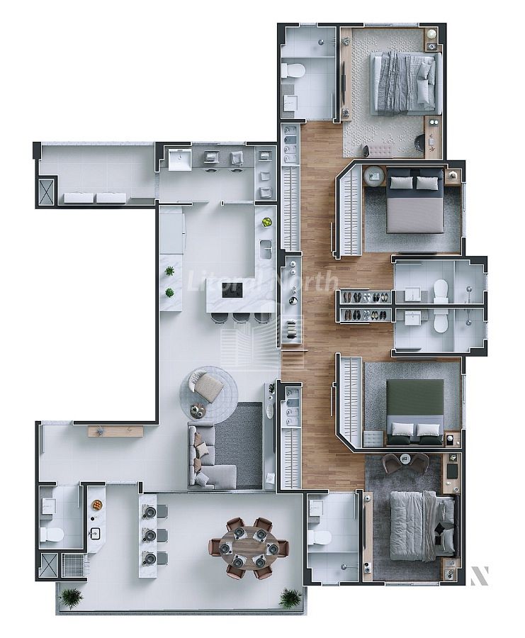 Apartamento à venda com 4 quartos, 4 suítes, 3 vagas e 138m² no Centro, Balneário Camboriú (SC) — foto 14 de 30
