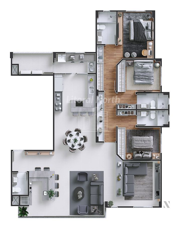 Apartamento à venda com 4 quartos, 4 suítes, 3 vagas e 138m² no Centro, Balneário Camboriú (SC) — foto 19 de 30