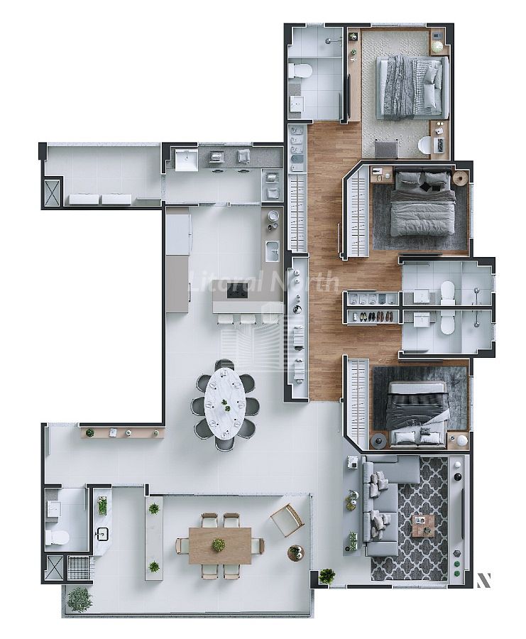 Apartamento à venda com 4 quartos, 4 suítes, 3 vagas e 138m² no Centro, Balneário Camboriú (SC) — foto 20 de 30