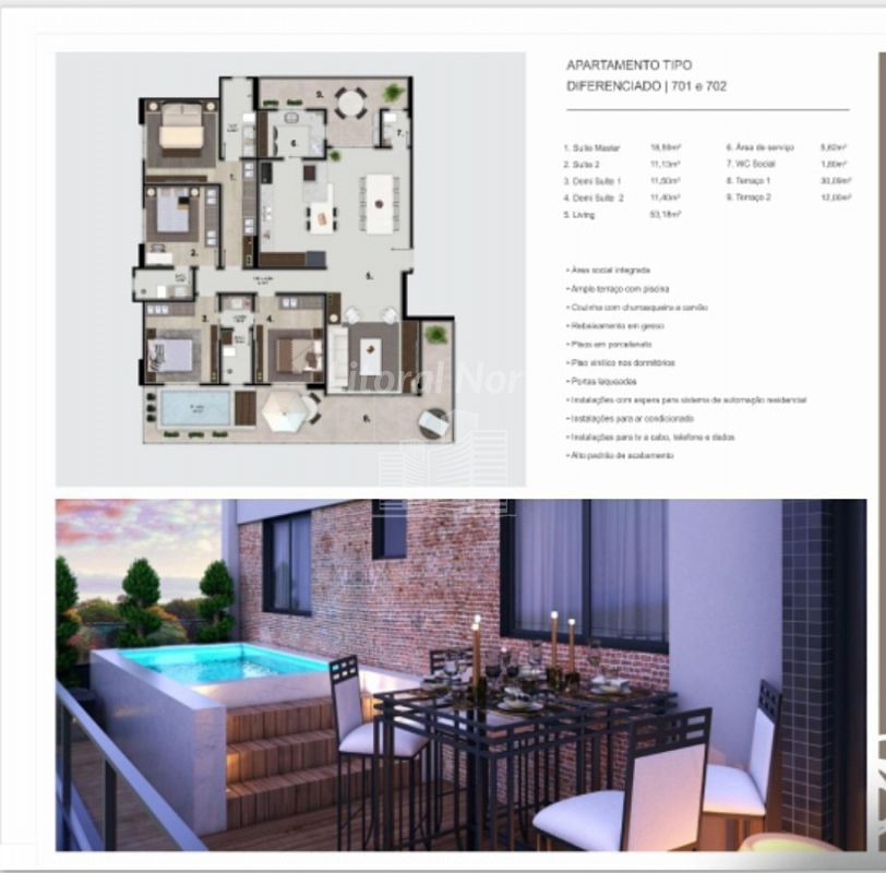 Apartamento à venda com 4 quartos, 2 suítes, 3 vagas e 149m² no Centro, Balneário Camboriú (SC) — foto 3 de 9