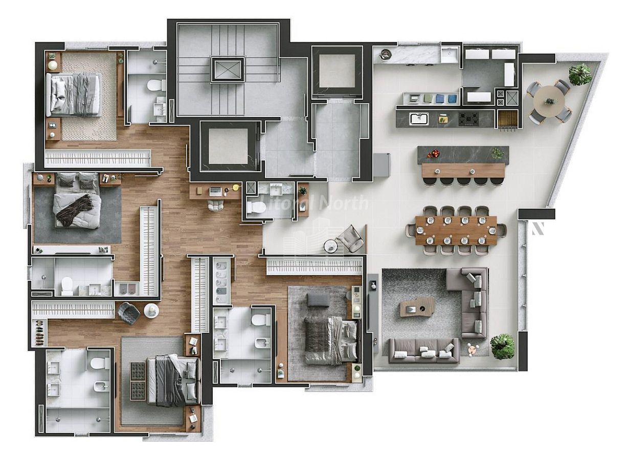 Apartamento à venda com 4 quartos, 4 suítes, 3 vagas e 190m² no Centro, Balneário Camboriú (SC) — foto 5 de 16