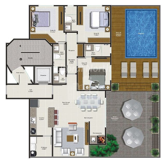 Apartamento à venda com 3 quartos, 3 suítes, 2 vagas e 194m² no Centro, Balneário Camboriú (SC) — foto 2 de 2