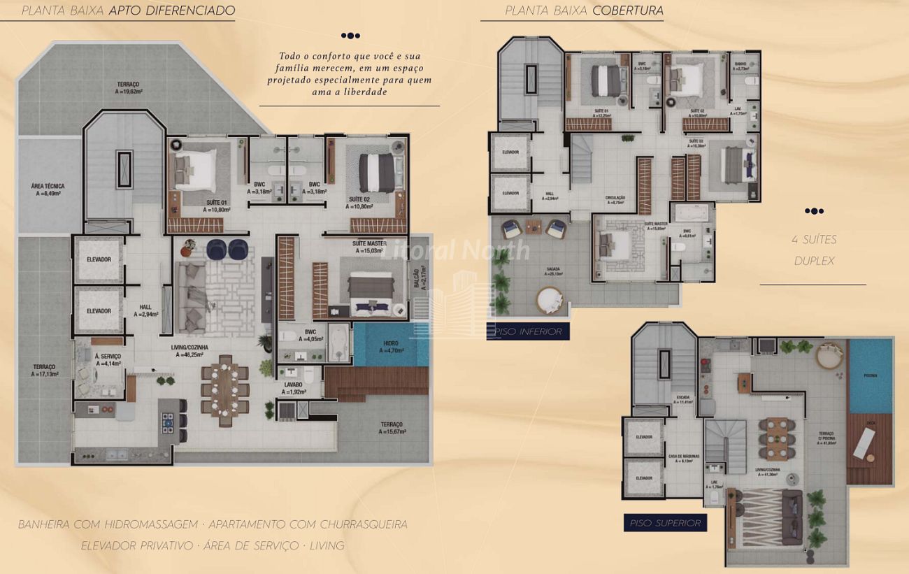Apartamento à venda com 3 quartos, 3 suítes, 2 vagas e 121m² no Pioneiros, Balneário Camboriú (SC) — foto 10 de 10