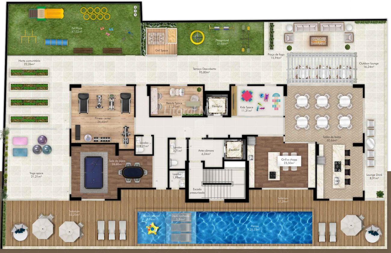 Apartamento à venda com 3 quartos, 3 suítes, 2 vagas e 116m² no Fazenda, Itajaí (SC) — foto 11 de 15