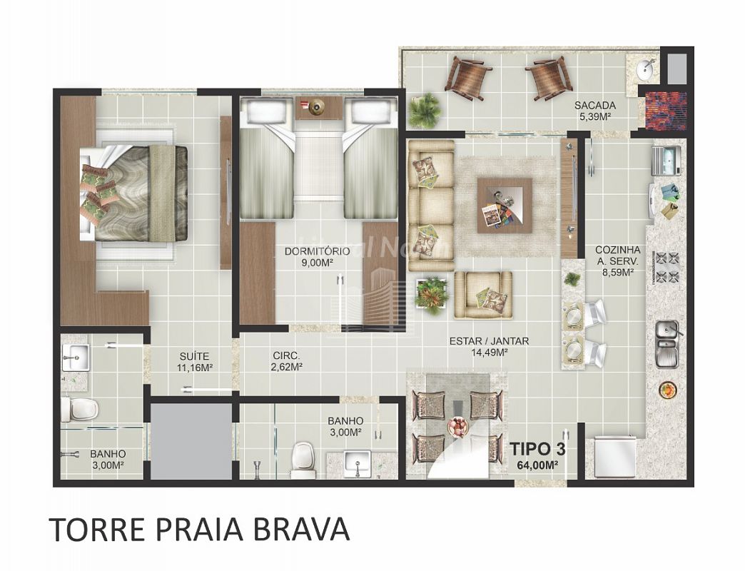 Apartamento à venda com 2 quartos, 1 suíte, 1 vaga e 62m² no Praia dos Amores, Balneário Camboriú (SC) — foto 30 de 30