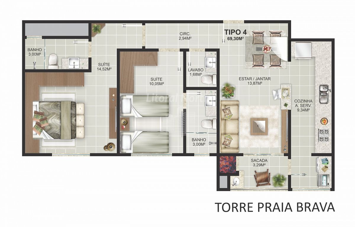 Apartamento à venda com 2 quartos, 1 suíte, 1 vaga e 62m² no Praia dos Amores, Balneário Camboriú (SC) — foto 29 de 30