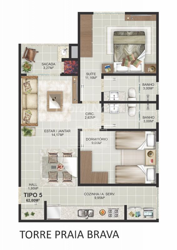 Apartamento à venda com 2 quartos, 1 suíte, 1 vaga e 62m² no Praia dos Amores, Balneário Camboriú (SC) — foto 28 de 30