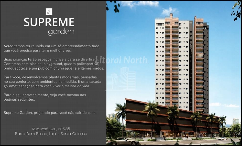 Apartamento de 2 quartos, 65m² no bairro Dom Bosco, em Itajaí | Eu Corretor