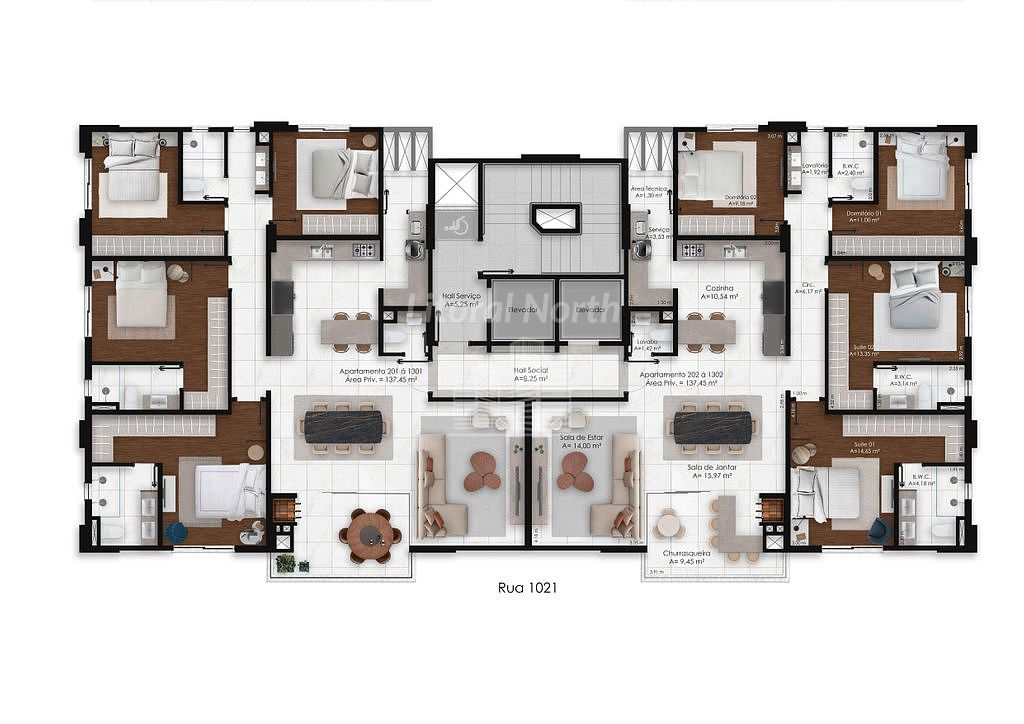 Apartamento à venda com 3 quartos, 3 suítes, 3 vagas e 137m² no Centro, Balneário Camboriú (SC) — foto 3 de 11