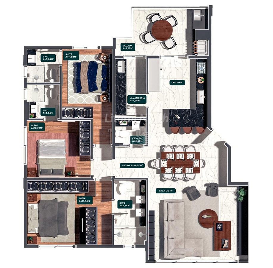 Apartamento à venda com 3 quartos, 3 suítes, 3 vagas e 132m² no Pioneiros, Balneário Camboriú (SC) — foto 11 de 19