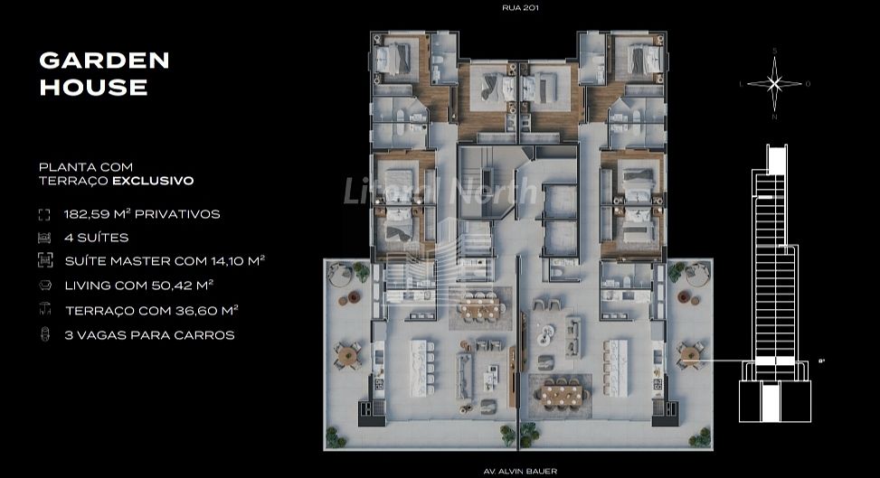 Apartamento à venda com 4 quartos, 4 suítes, 3 vagas e 143m² no Centro, Balneário Camboriú (SC) — foto 5 de 10