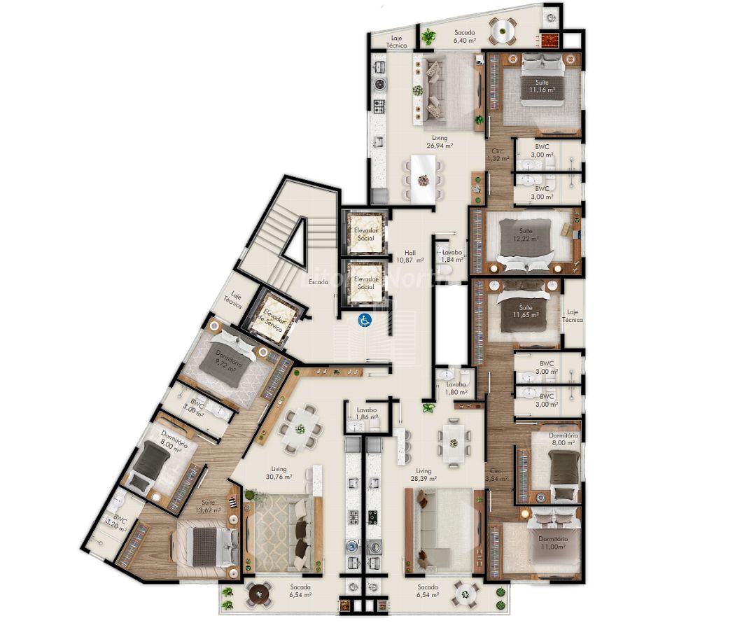 Apartamento à venda com 2 quartos, 1 suíte, 1 vaga e 76m² no Fazenda, Itajaí (SC) — foto 17 de 18