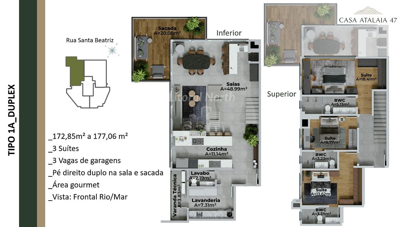 Apartamento à venda com 3 quartos, 3 suítes, 3 vagas e 177m² no Fazenda, Itajaí (SC) — foto 22 de 28