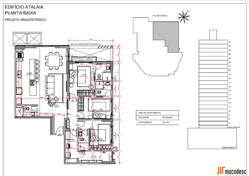 Apartamento à venda com 3 quartos, 3 suítes, 2 vagas e 125m² no Fazenda, Itajaí (SC) — foto 14 de 18