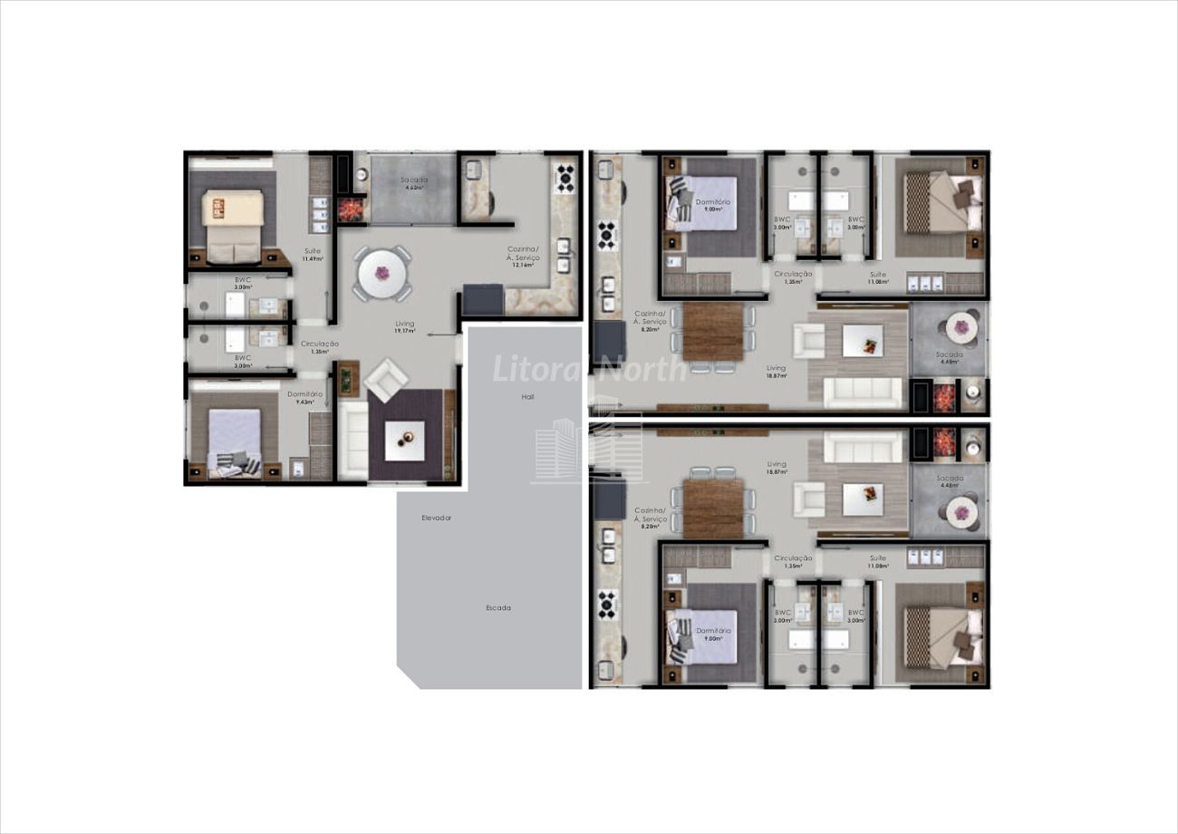 Apartamento à venda com 2 quartos, 1 suíte, 1 vaga e 65m² no Ariribá, Balneário Camboriú (SC) — foto 18 de 19