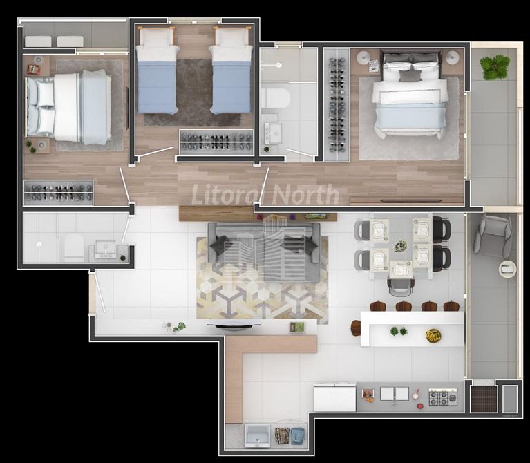 Apartamento à venda com 3 quartos, 1 suíte, 2 vagas e 92m² no Fazenda, Itajaí (SC) — foto 26 de 30