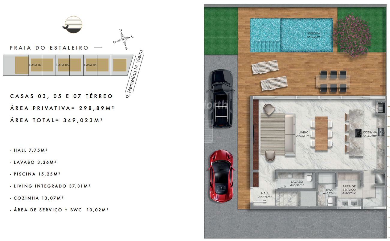 Casa à venda com 4 quartos, 4 suítes, 2 vagas e 344m² no Praia do Estaleiro, Balneário Camboriú (SC) — foto 12 de 15