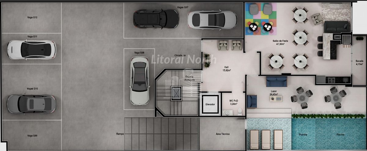 Apartamento à venda com 2 quartos, 2 suítes, 1 vaga e 74m² no Vila Operária, Itajaí (SC) — foto 9 de 10