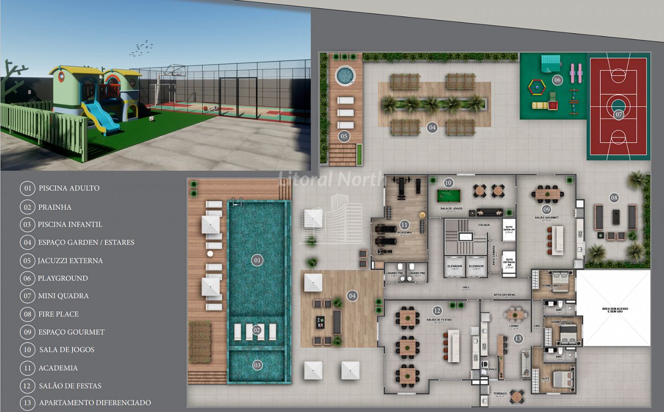 Apartamento à venda com 2 quartos, 1 suíte, 2 vagas e 73m² no Vila Operária, Itajaí (SC) — foto 16 de 17