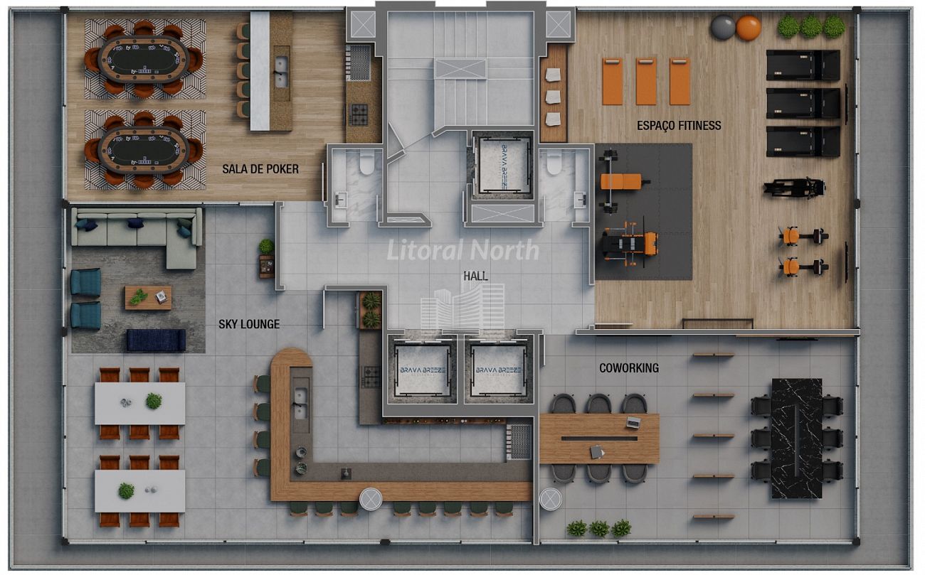 Apartamento à venda com 2 quartos, 1 suíte, 1 vaga e 77m² no Balneário Santa Clara, Itajaí (SC) — foto 5 de 7