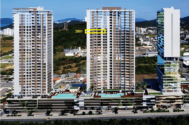 Apartamento à venda com 3 quartos, 1 suíte, 2 vagas e 110m² no Balneário Santa Clara, Itajaí (SC) — foto 2 de 6