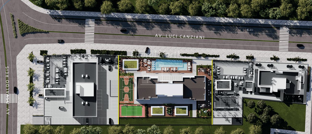 Apartamento à venda com 3 quartos, 1 suíte, 2 vagas e 110m² no Balneário Santa Clara, Itajaí (SC) — foto 3 de 6