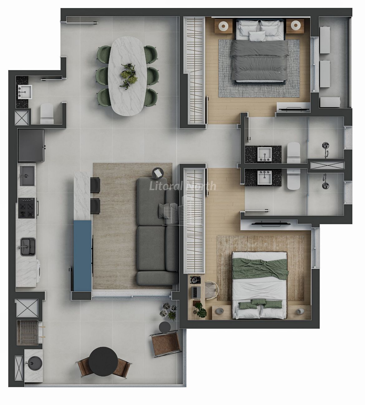 Apartamento à venda com 2 quartos, 2 suítes, 2 vagas e 86m² no Fazenda, Itajaí (SC) — foto 27 de 30
